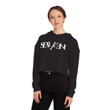 Load image into Gallery viewer, Trendy Women's Cropped Hooded Sweatshirt - SevVven Graphic