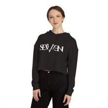 Load image into Gallery viewer, Women’s Cropped Hooded Sweatshirt