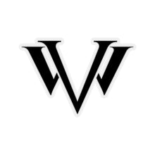 Load image into Gallery viewer, Kiss-Cut Stickers Black Emblem