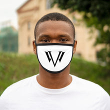Load image into Gallery viewer, Mixed-Fabric Face Mask Black Emblem
