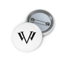 Load image into Gallery viewer, Custom Pin Buttons Black Emblem