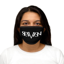 Load image into Gallery viewer, Mixed-Fabric Face Mask White Logo
