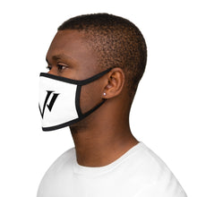 Load image into Gallery viewer, Mixed-Fabric Face Mask Black Emblem
